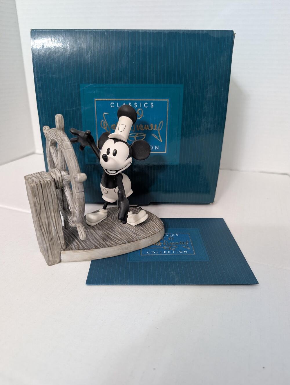 Vintage WDCC Mickey Steamboat Willie Charter Member Figure in Box